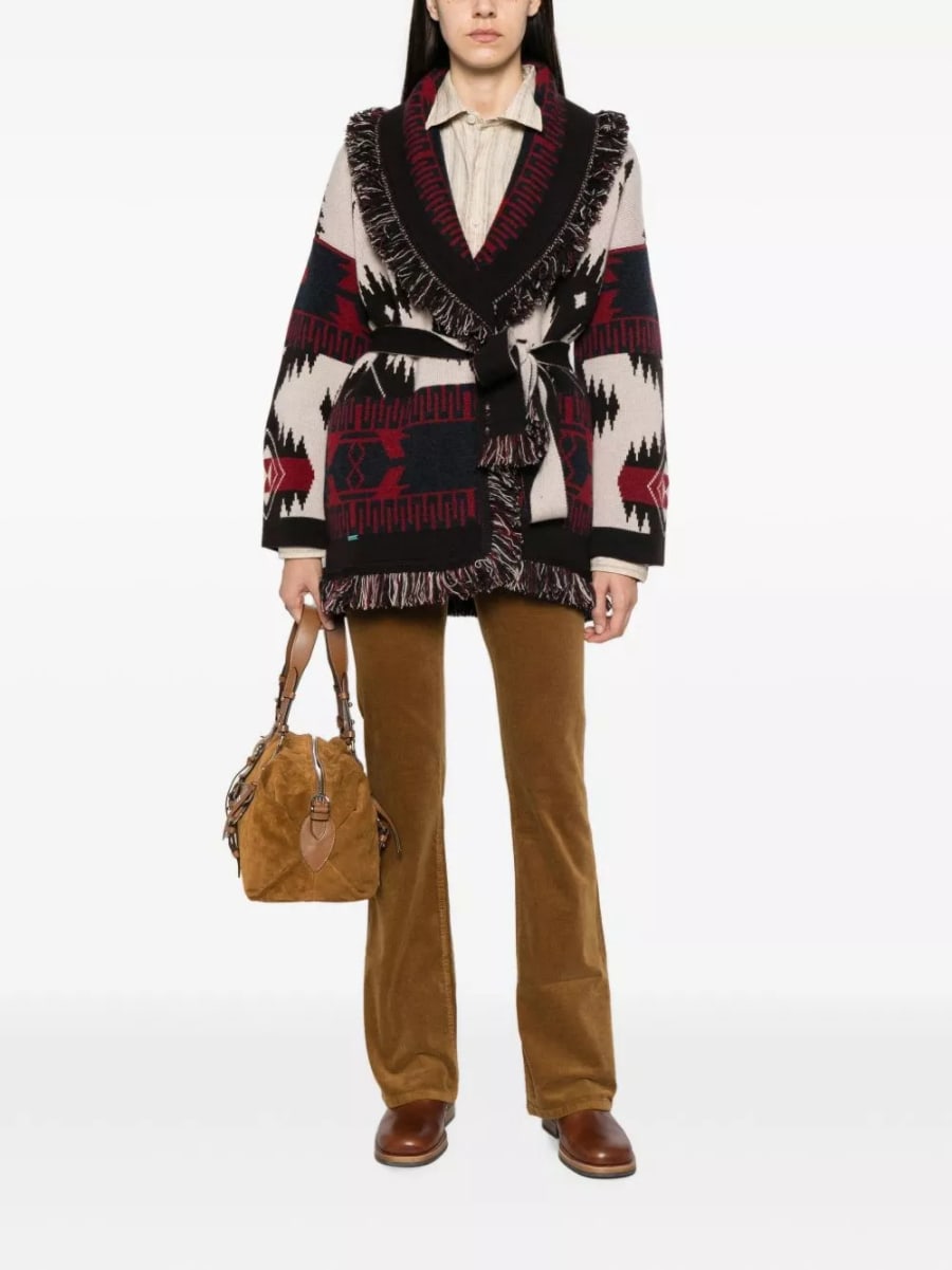Alanui Cardigan in cashmere Icon, view 5