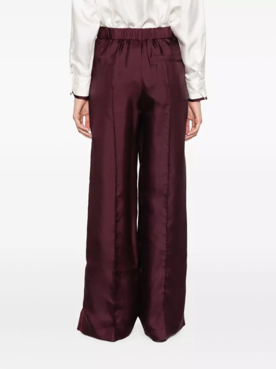 For restless sleepers Pantaloni in seta a gamba larga, view 5