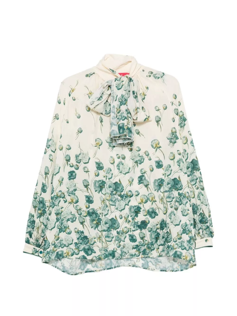 For restless sleepers Camicia in misto seta stampata