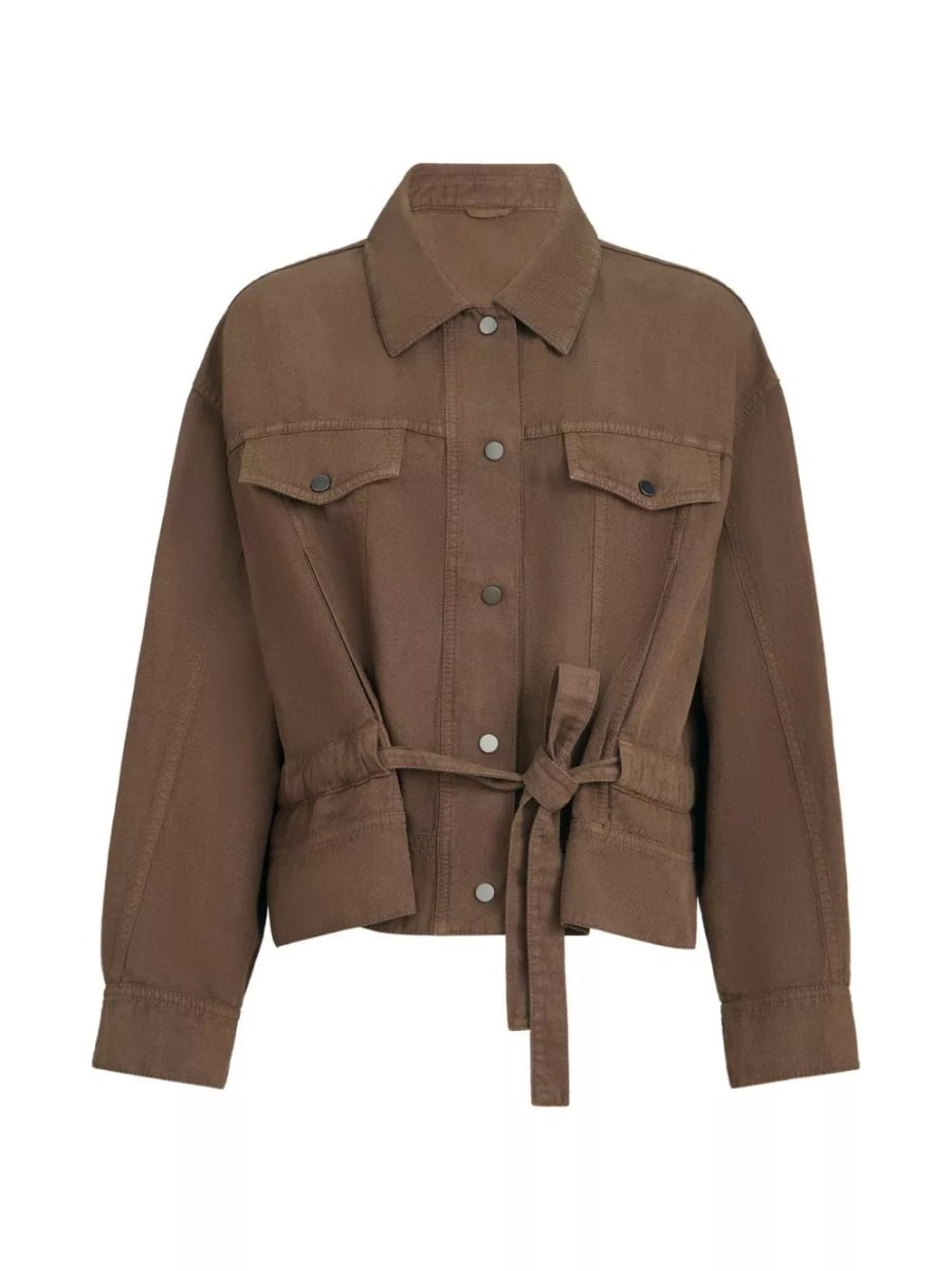 Brunello Cucinelli Giacca in lino cropped