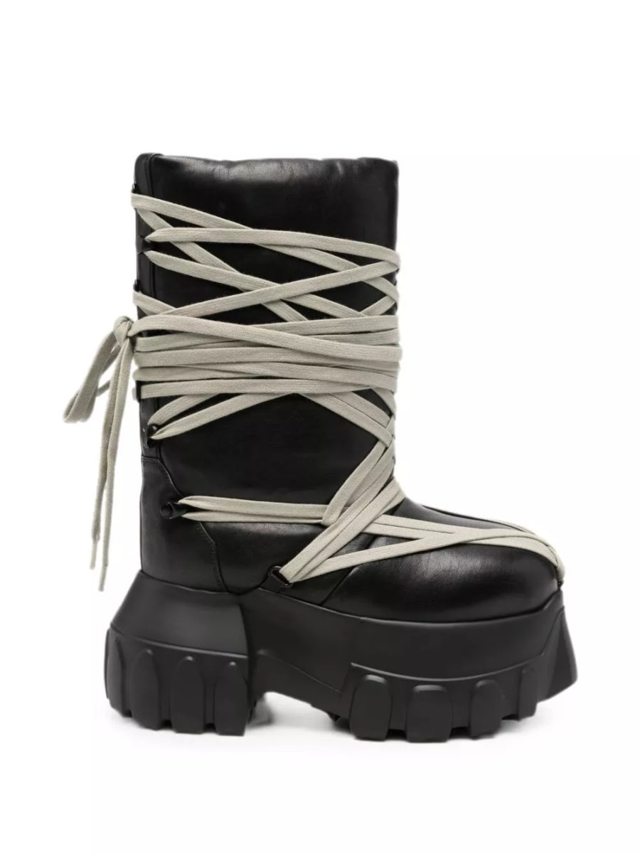 Rick Owens Stivali in pelle Megalace