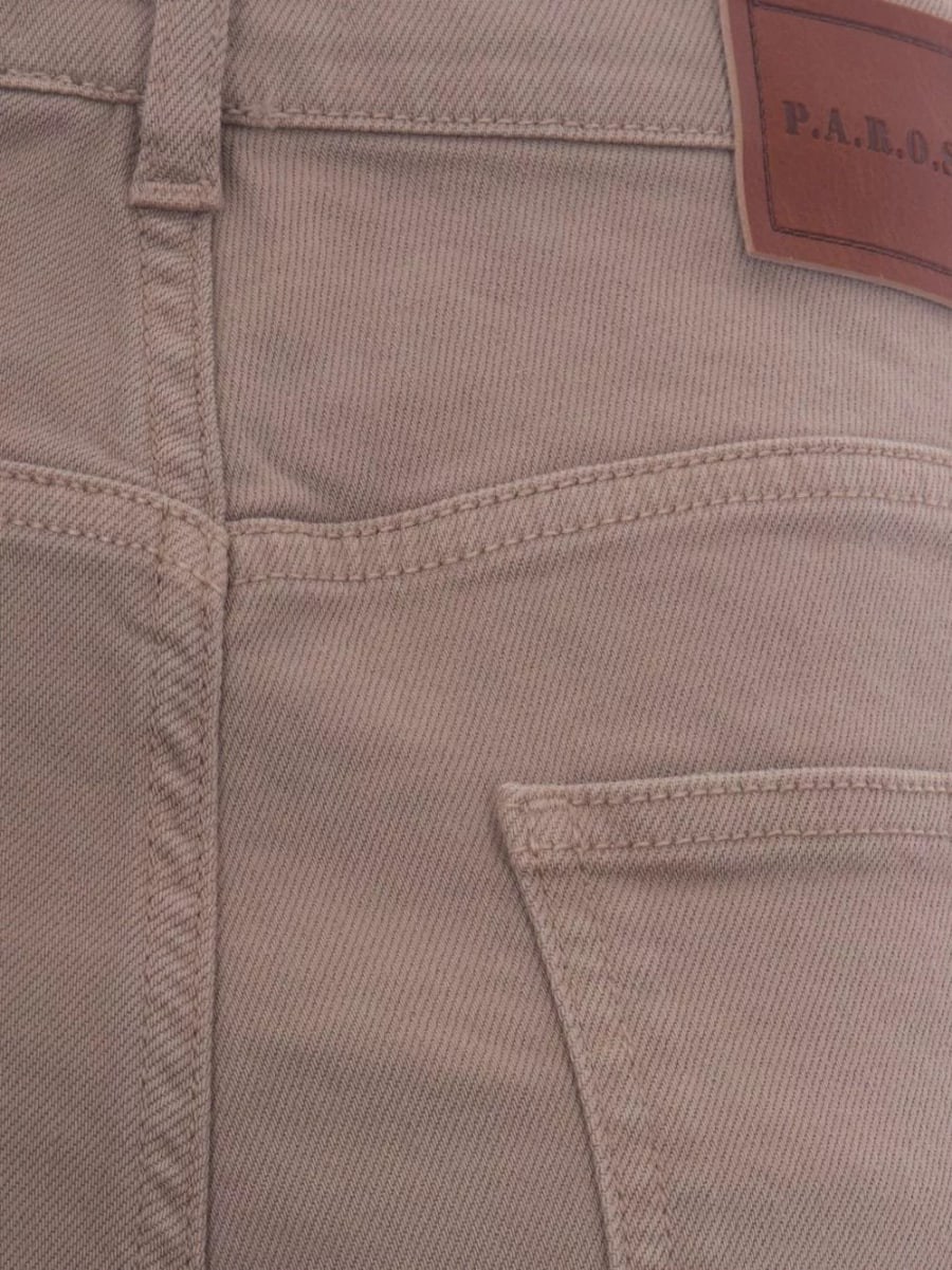 P.A.R.O.S.H. Jeans in denim a gamba larga, view 3