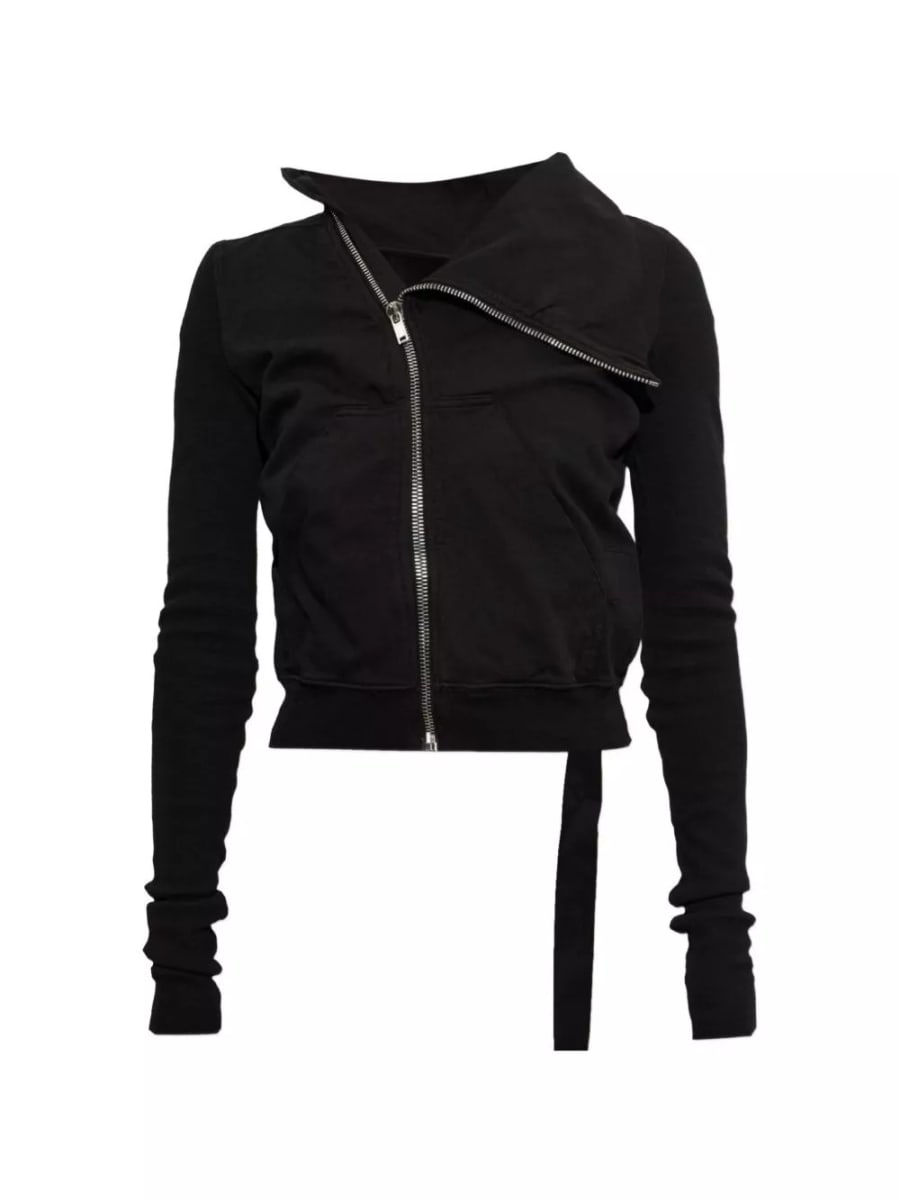 Rick Owens DRKSHDW Felpa con zip in cotone
