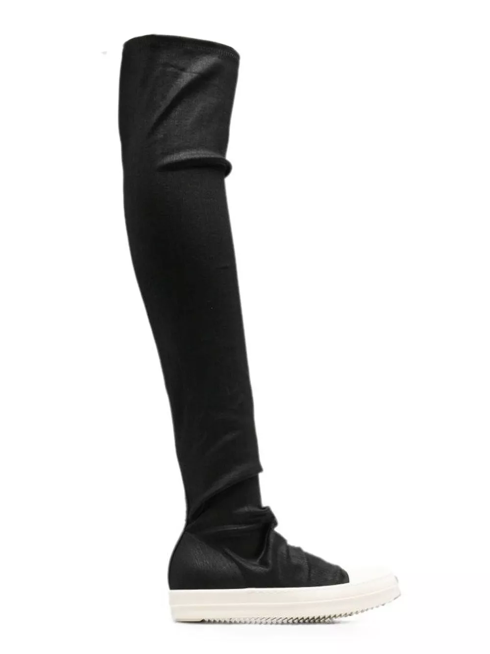 Rick Owens DRKSHDW Stivali in denim sopra il ginocchio