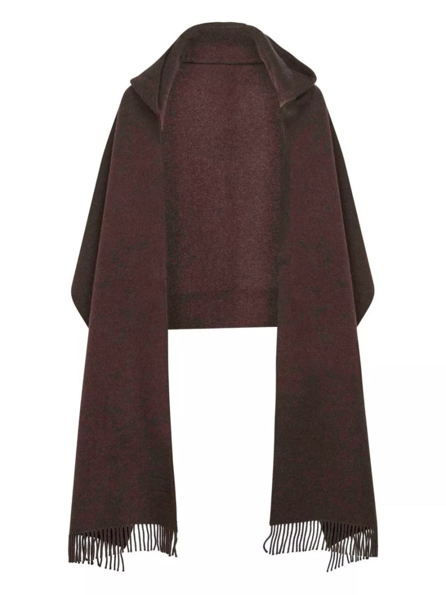 Brunello Cucinelli Sciarpa con cappuccio in cashmere