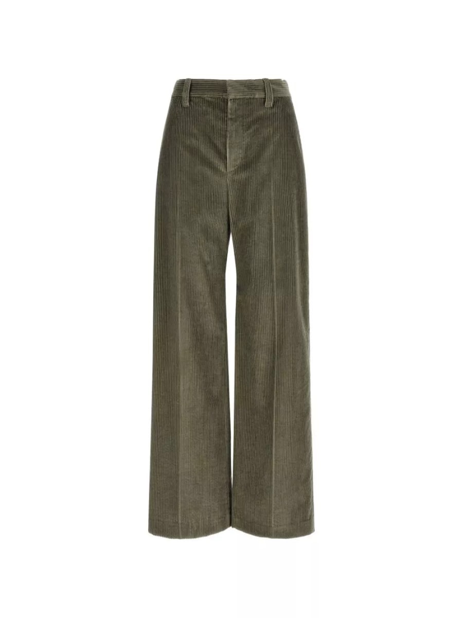 Brunello Cucinelli Pantaloni larghi in velluto