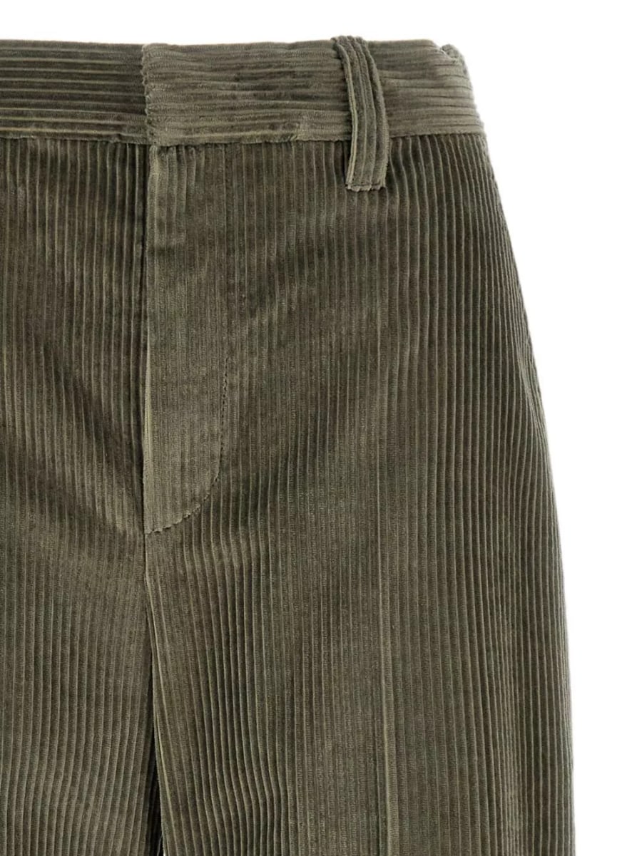 Brunello Cucinelli Pantaloni larghi in velluto, view 2