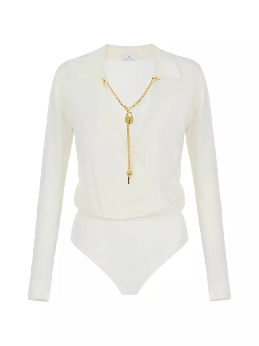 Elisabetta Franchi Body a scollo a V