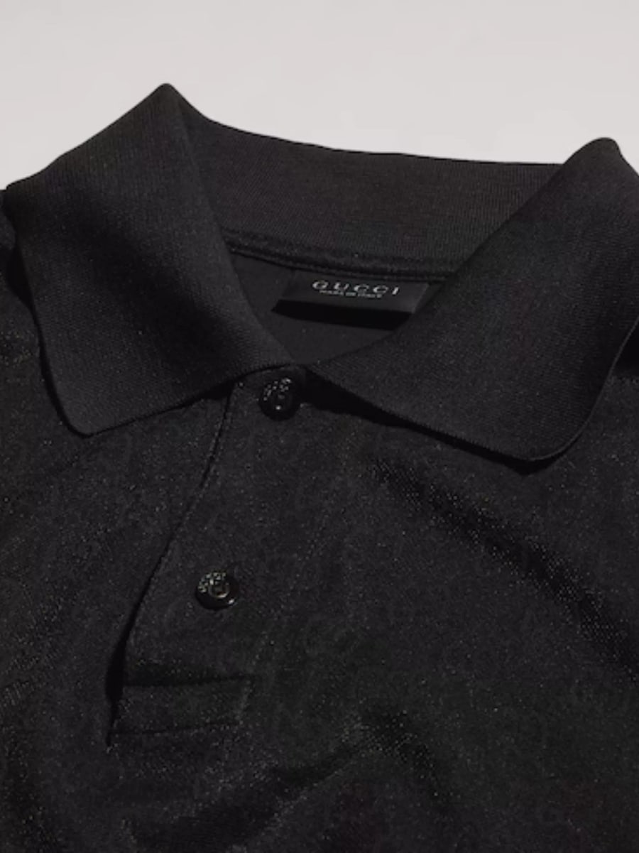 Gucci Polo tecnico in jersey, view 3