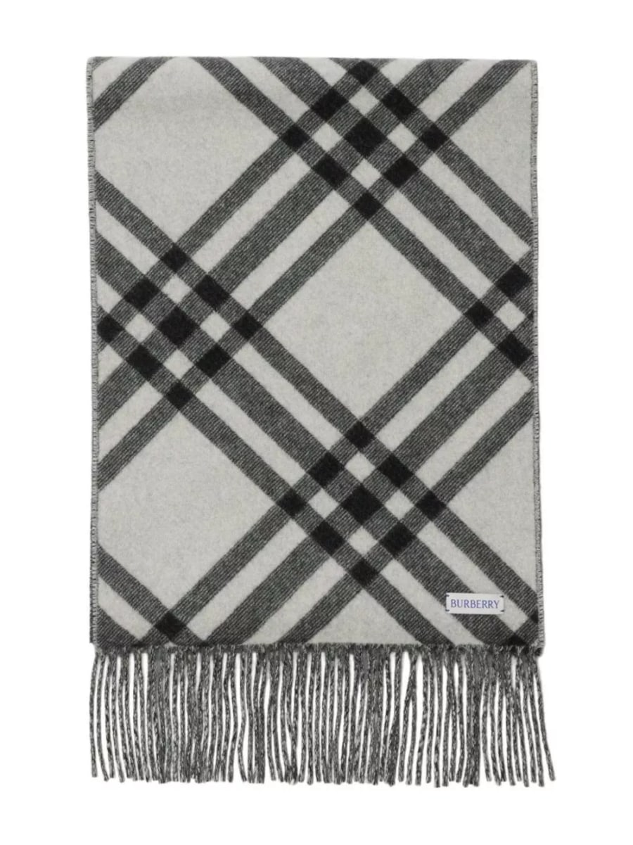 Burberry Sciarpa in cashmere a quadri, view 3