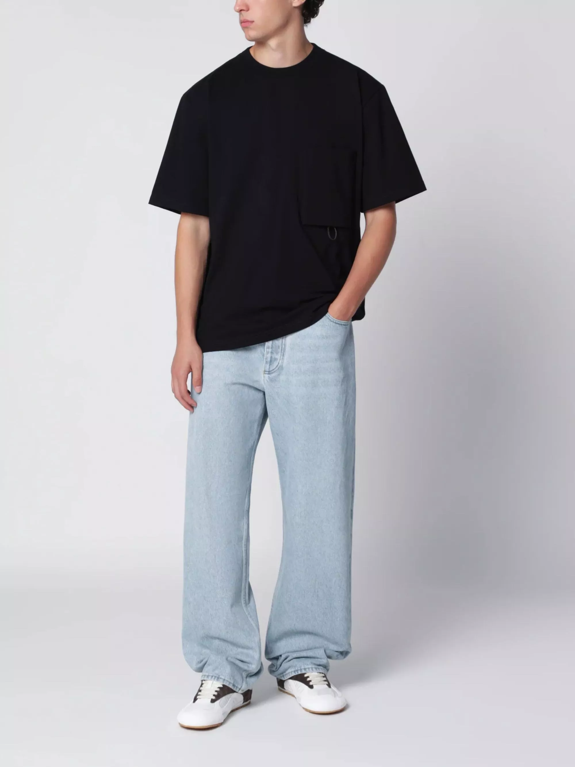 Bottega Veneta T-shirt in cotone, view 2