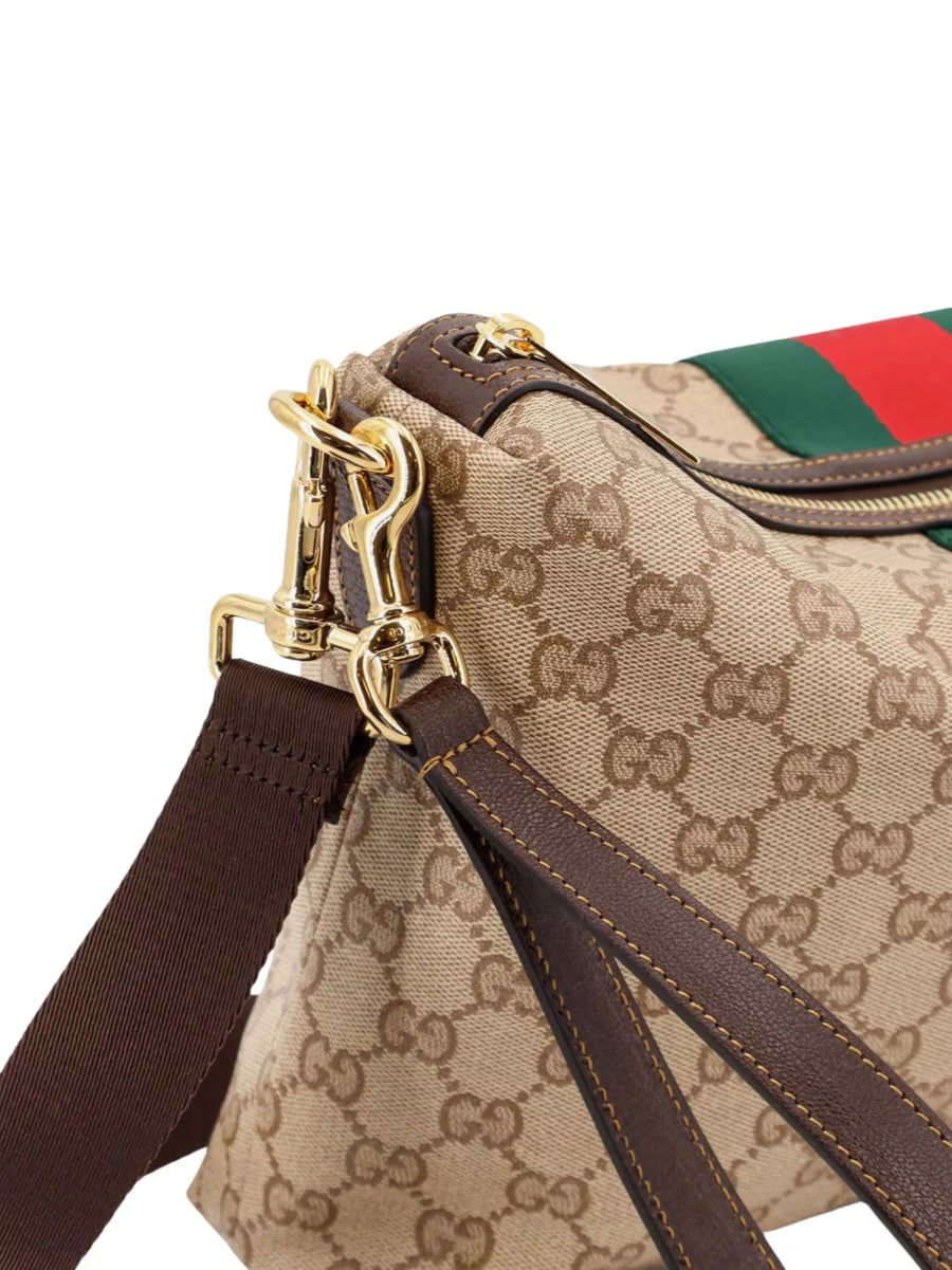 Gucci Borsa a spalla GG Web, view 4