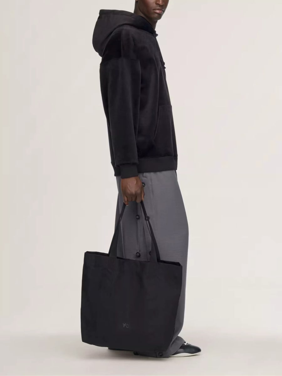 Y-3 Borsa tote in nylon, view 5