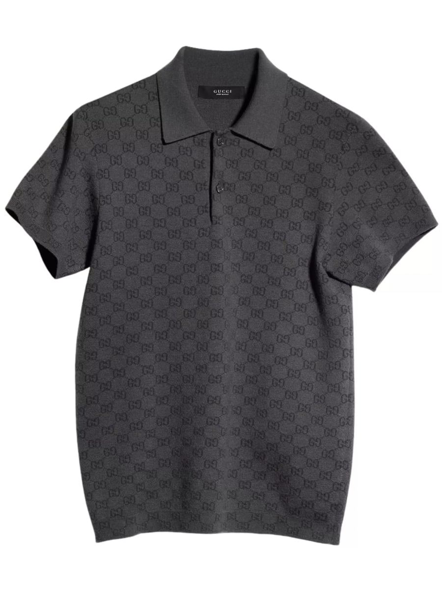 Gucci La polo in lana e seta