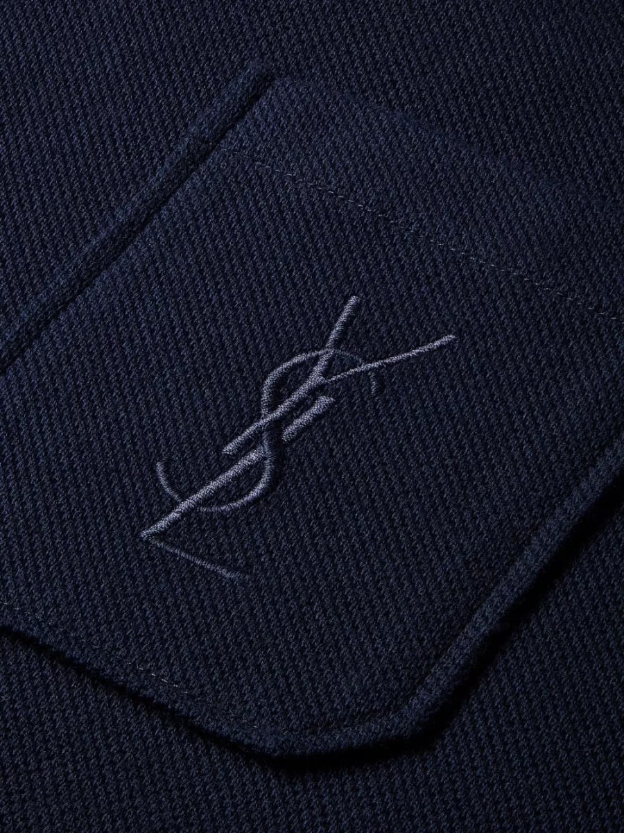 Saint Laurent Polo in cotone, view 3