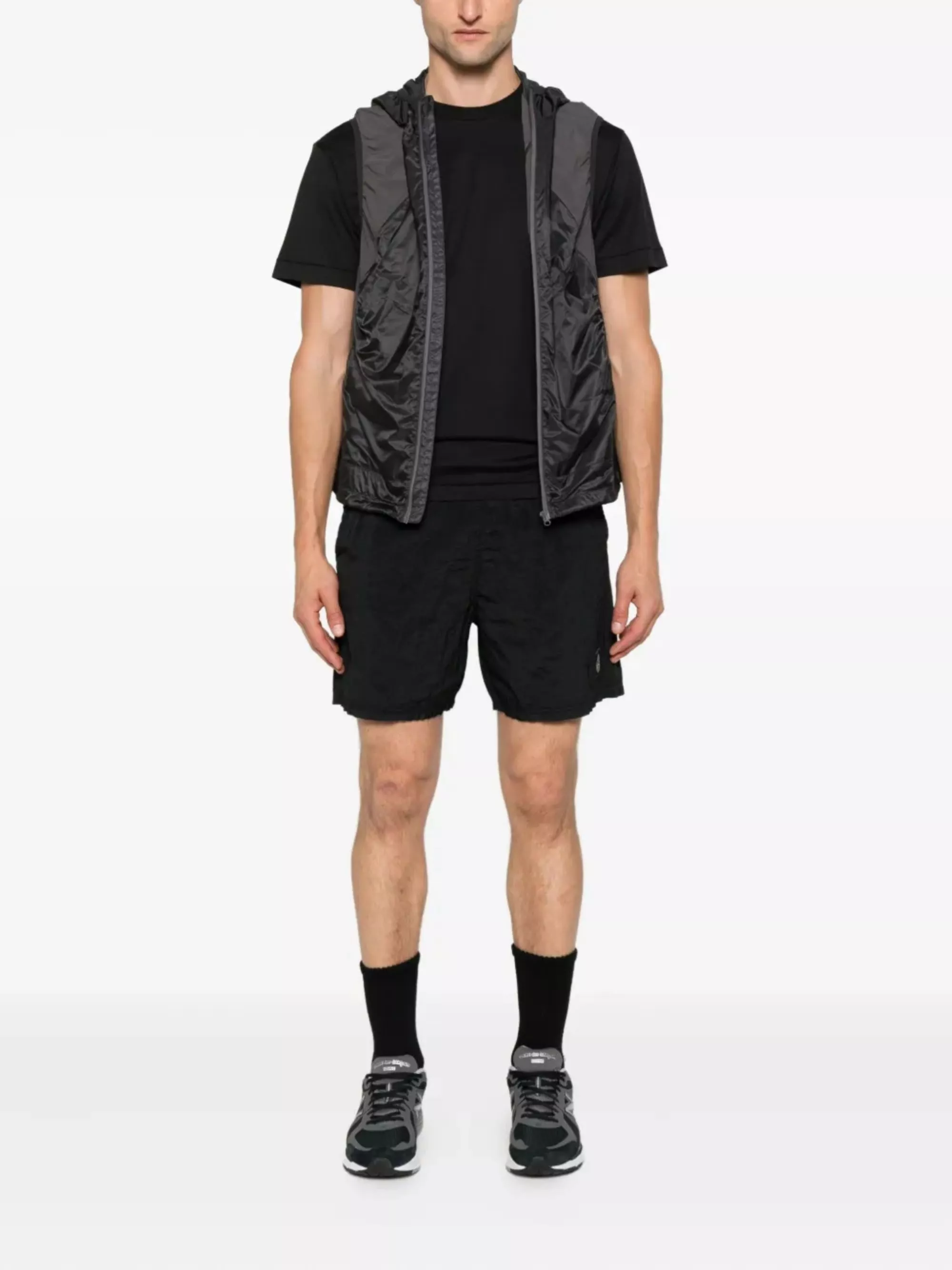Stone Island T-shirt in cotone logo, view 2