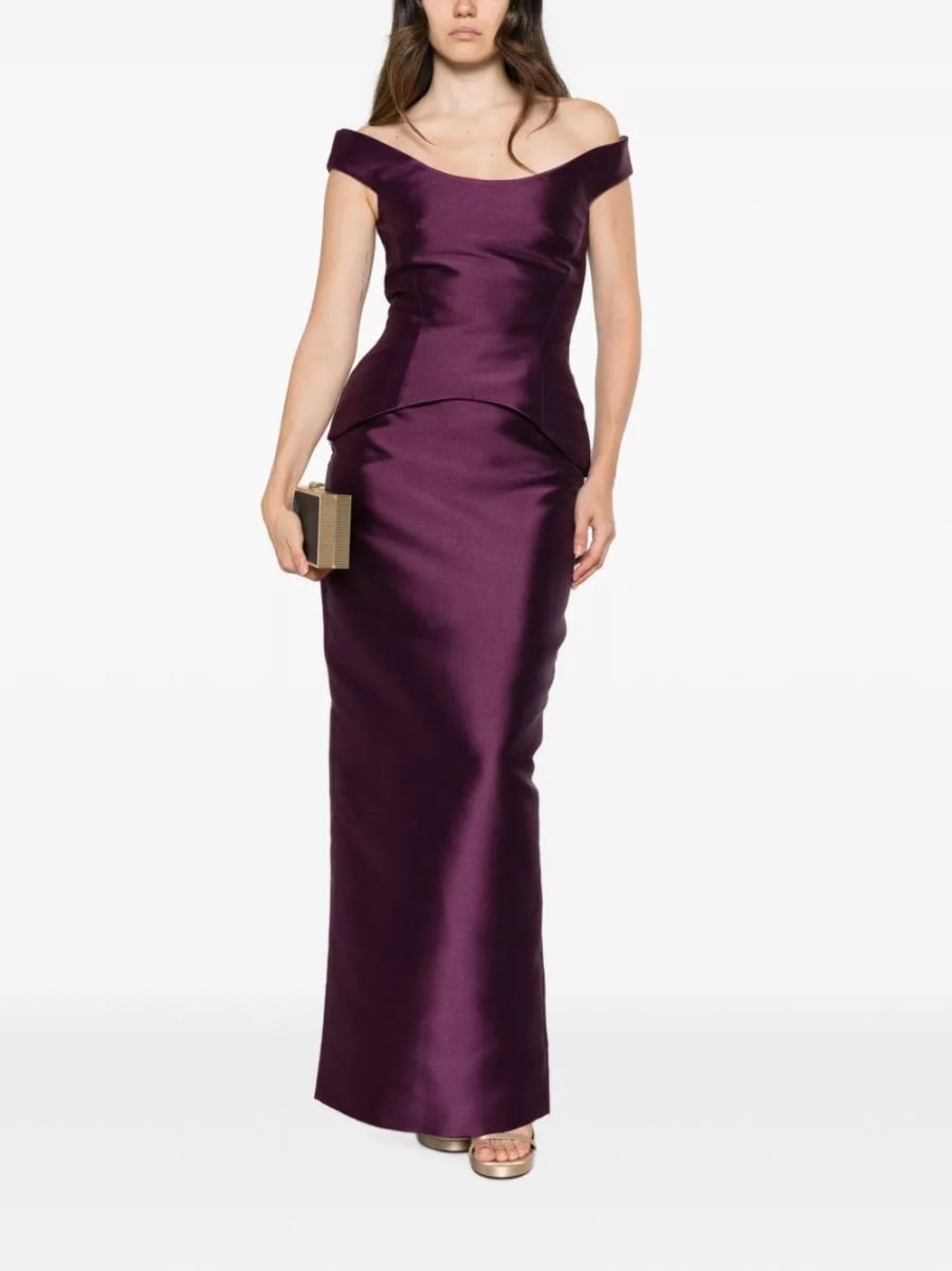 Solace london Abito maxi Pieta, view 3