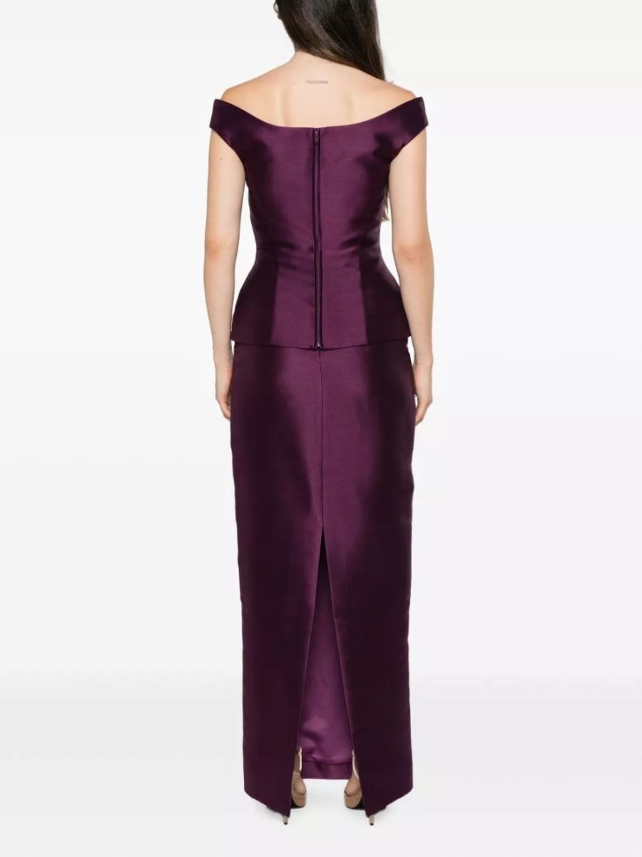 Solace london Abito maxi Pieta, view 4
