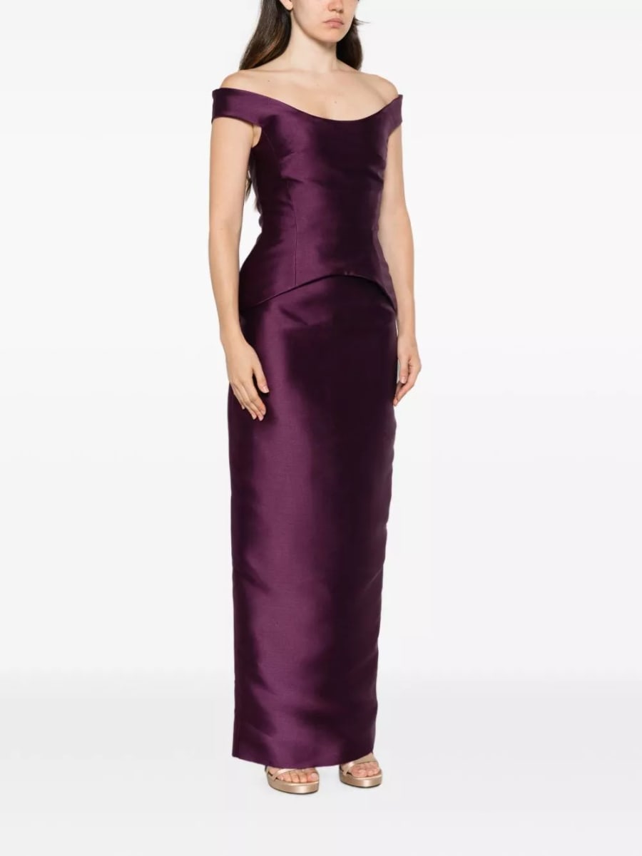 Solace london Abito maxi Pieta, view 5