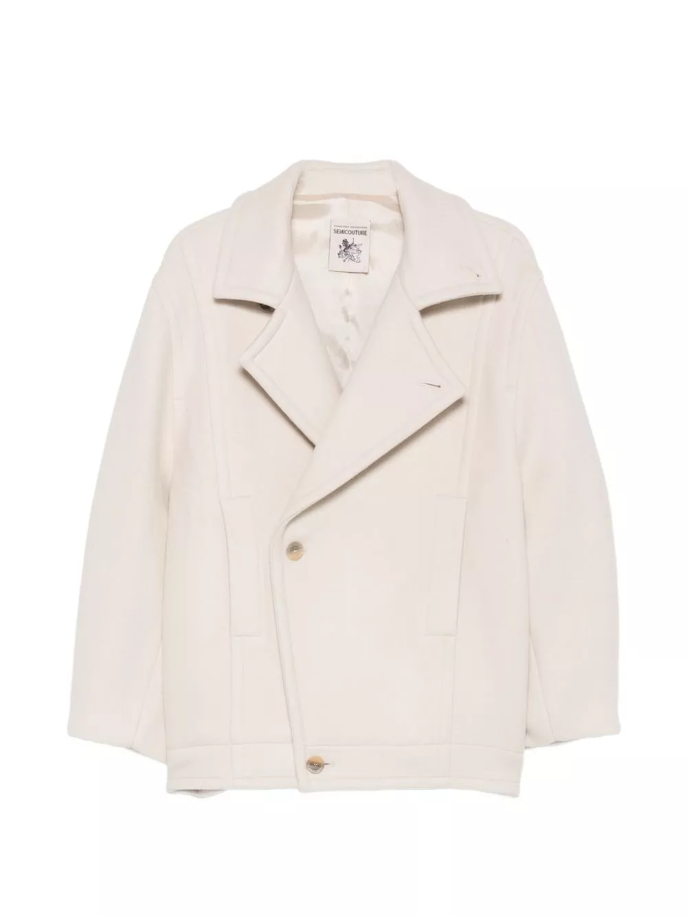 Semicouture Cappotto in lana Kara