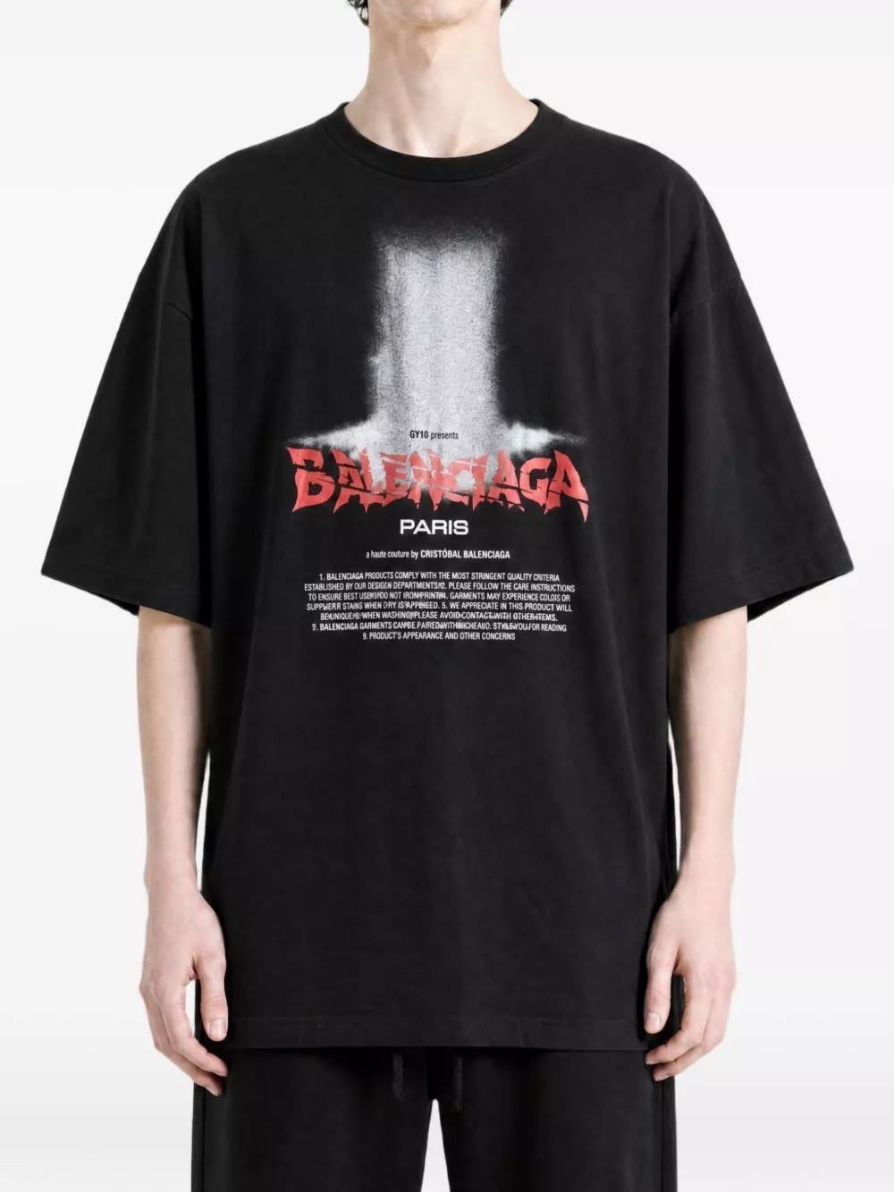 Balenciaga T-shirt Stampata, view 2