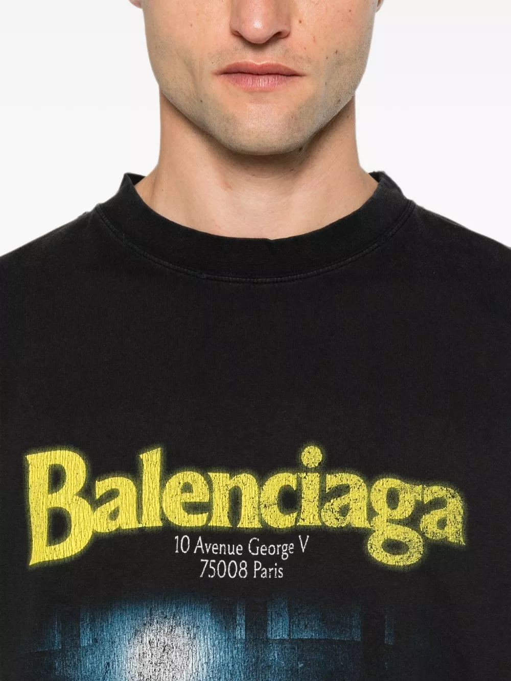 Balenciaga T-shirt Stampata, view 2