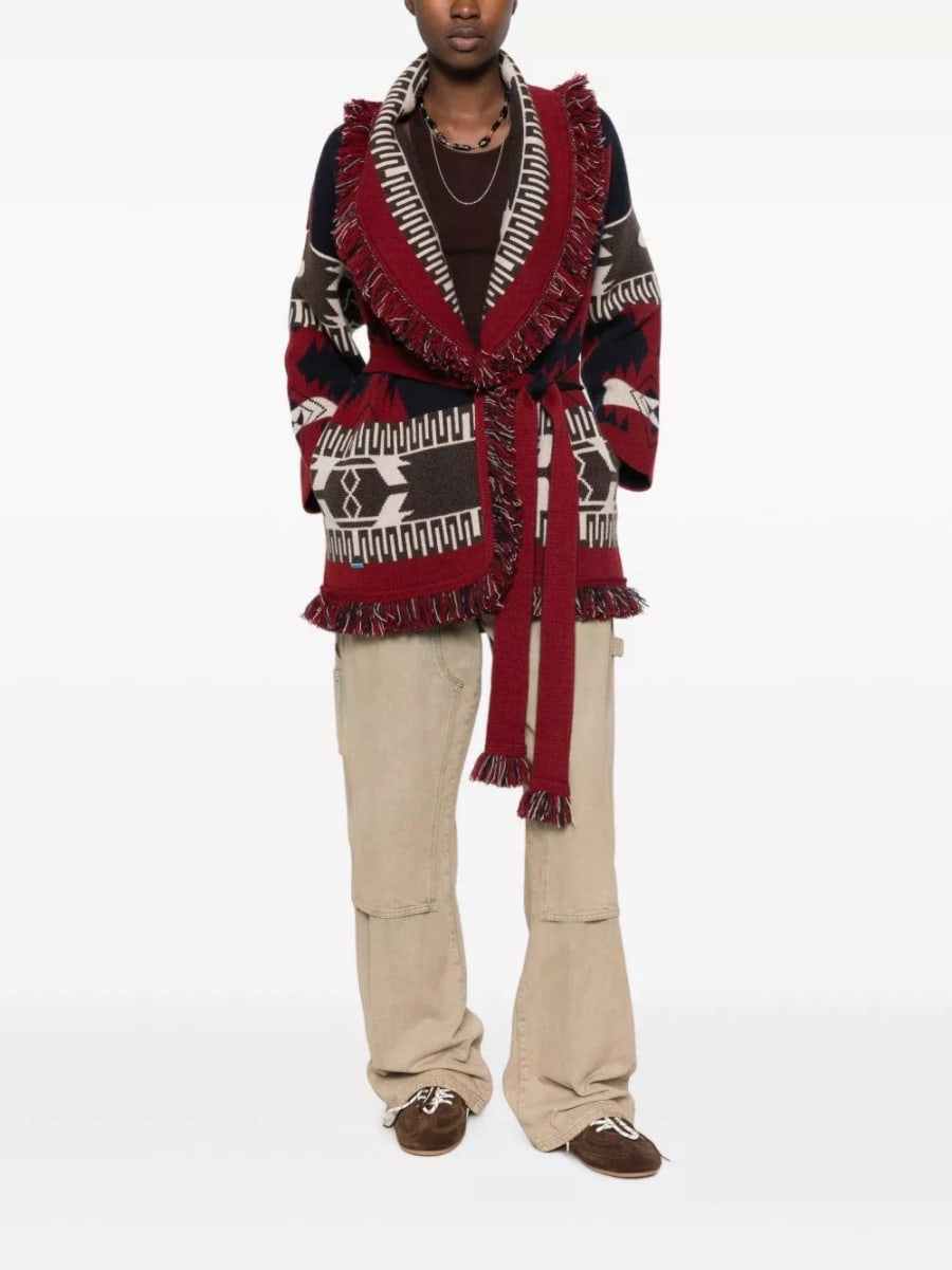 Alanui Cardigan in cashmere Icon, view 3