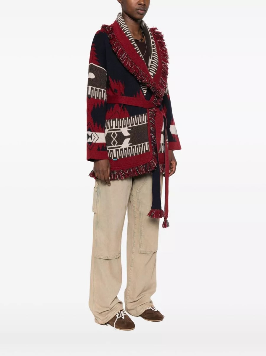 Alanui Cardigan in cashmere Icon, view 4