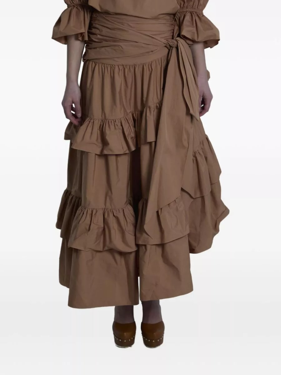 Chloé Gonna lunga in cotone, view 3
