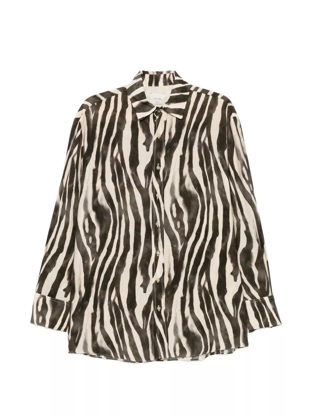 Alysi Camicia a stampa zebra