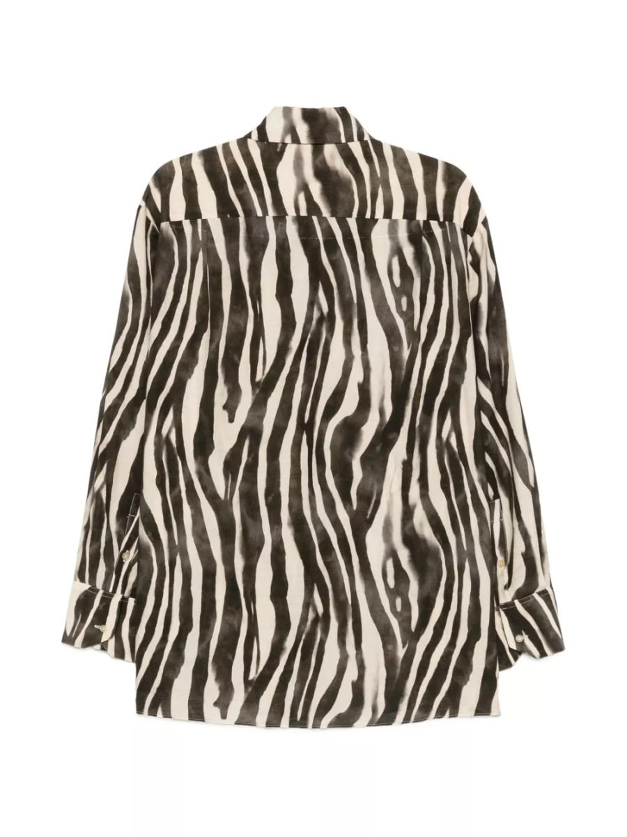 Alysi Camicia a stampa zebra, view 2