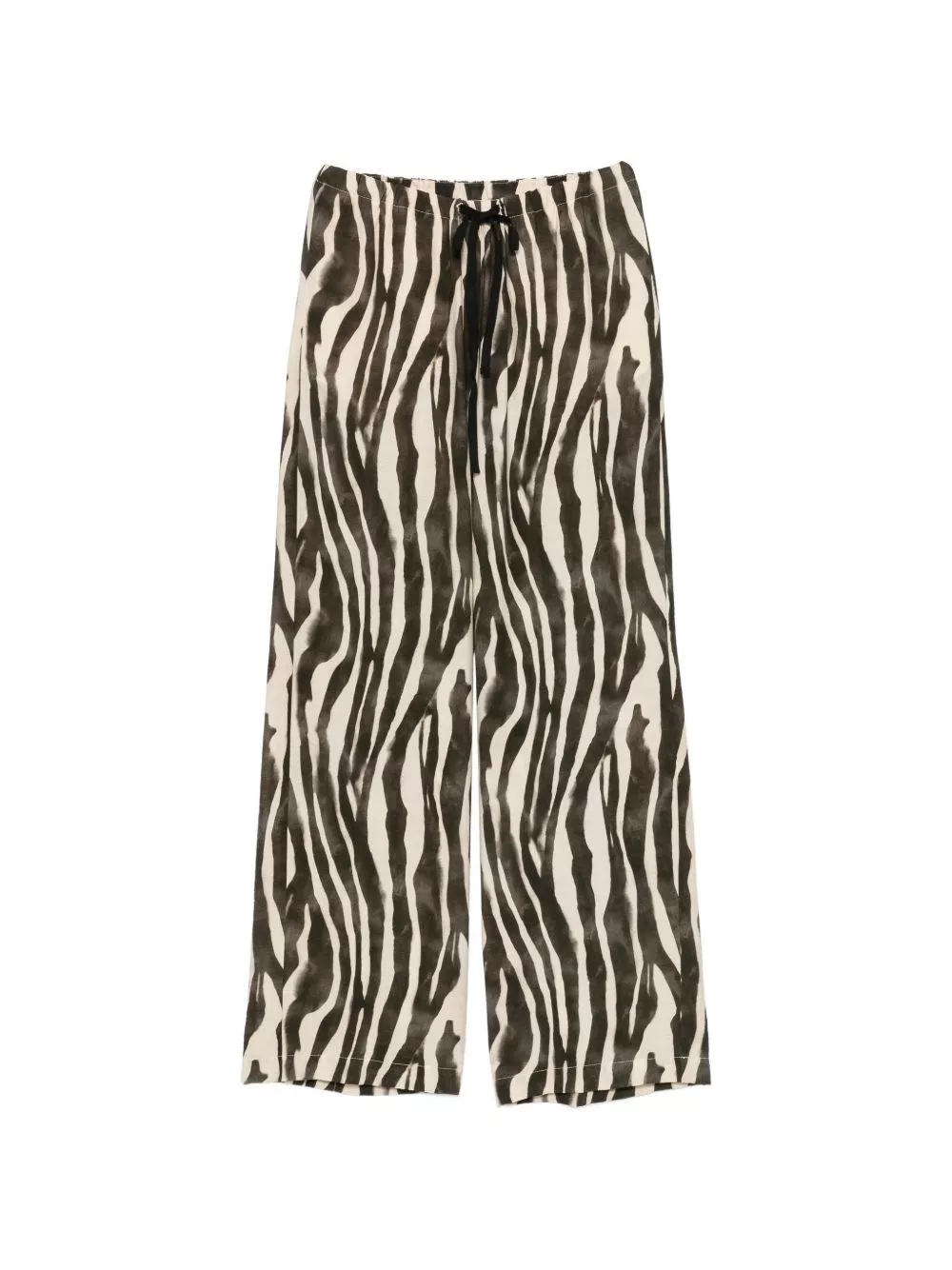 Alysi Pantaloni a stampa zebra