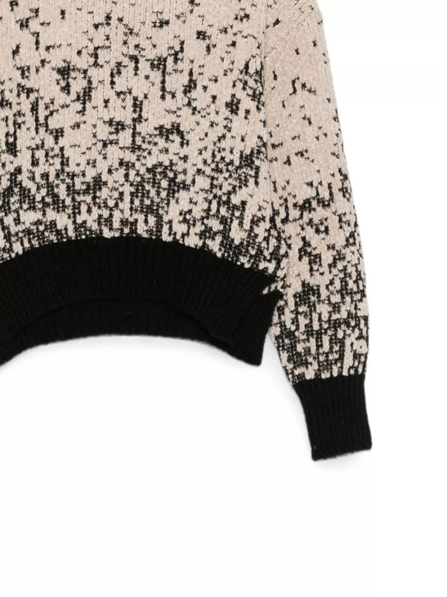 Alysi Maglione a collo alto in Chenille, view 2