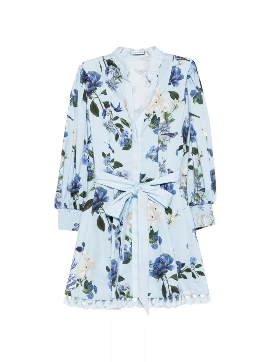 Alice+olivia Abito camicia mini Lucy