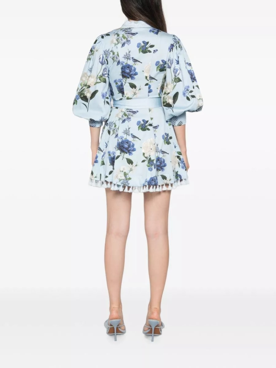 Alice+olivia Abito camicia mini Lucy, view 3