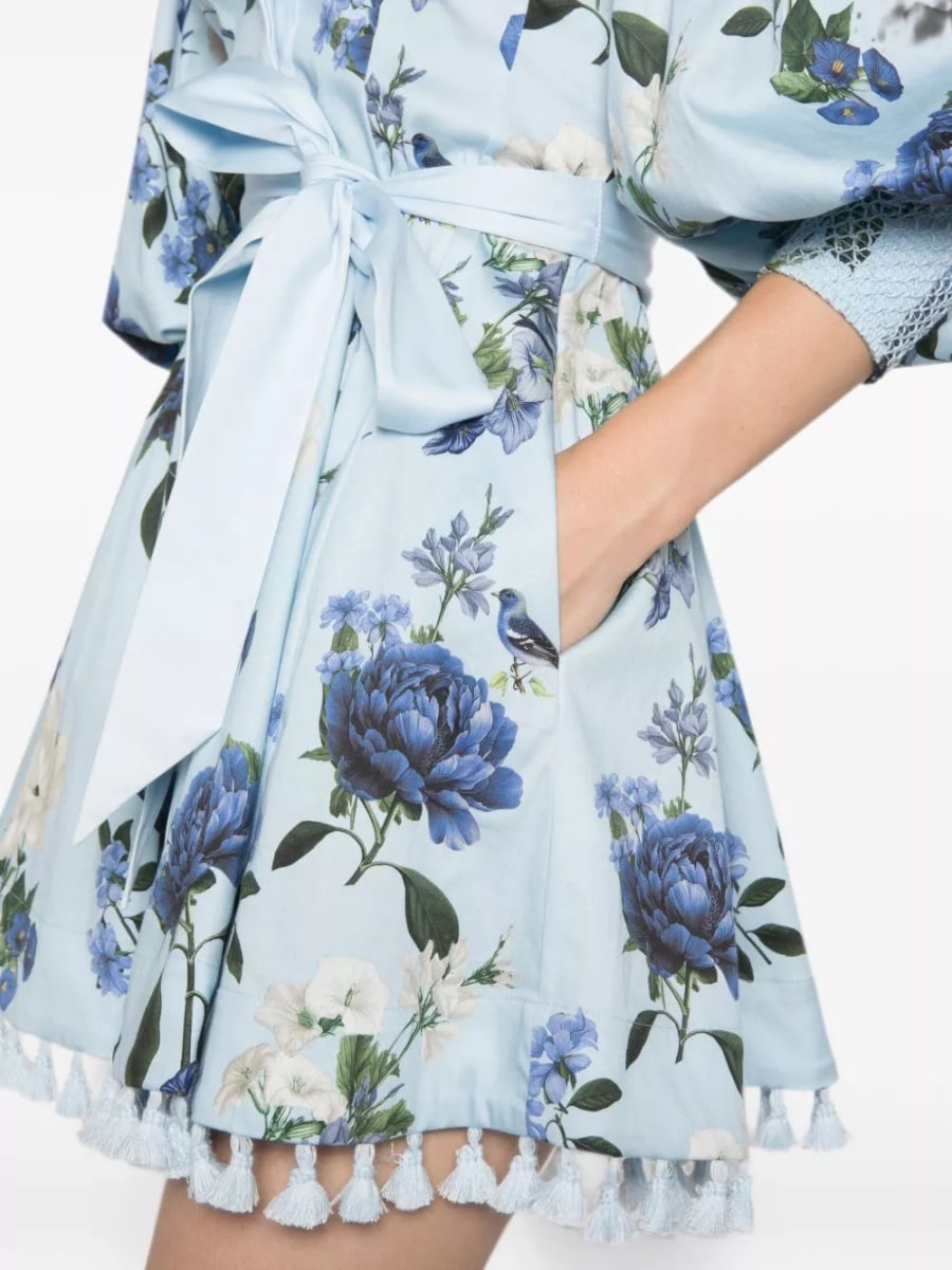 Alice+olivia Abito camicia mini Lucy, view 4