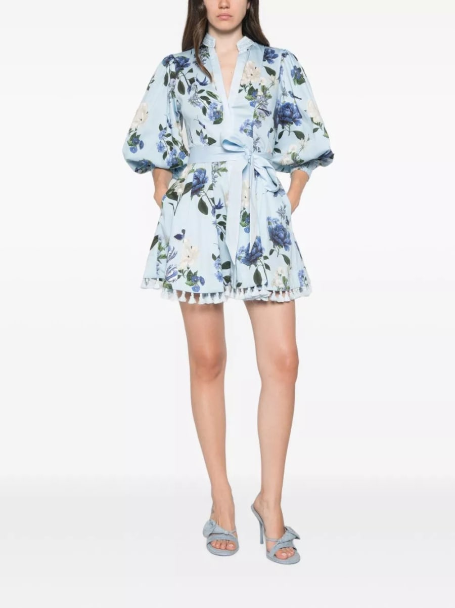 Alice+olivia Abito camicia mini Lucy, view 5