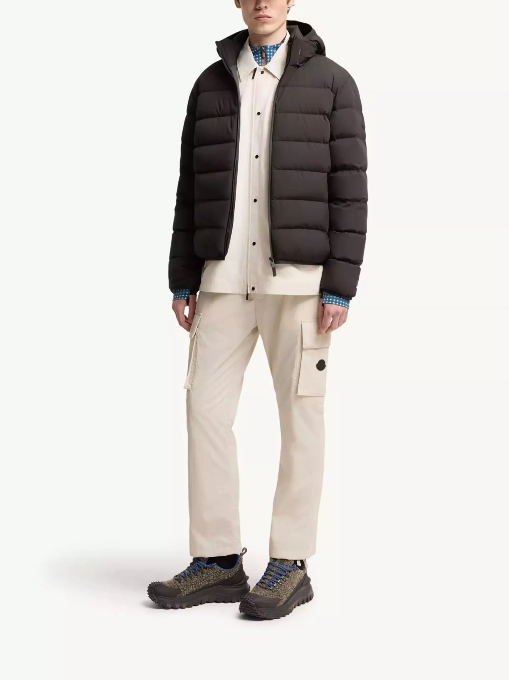 Moncler Giacca Corta in Piuma Arajoki, view 2