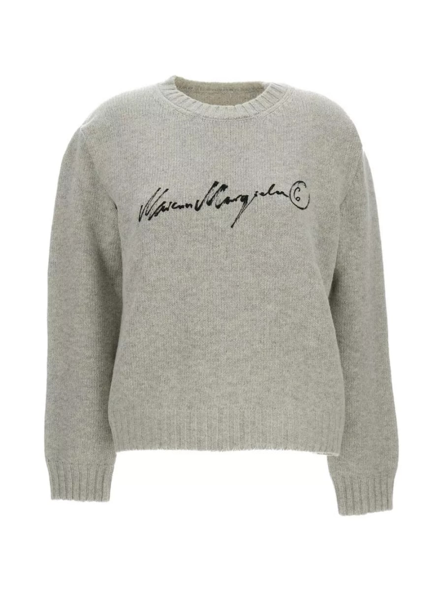 MM6 Maison Margiela Maglione a collo rotondo in lana