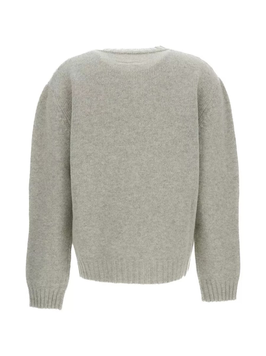 MM6 Maison Margiela Maglione a collo rotondo in lana, view 2