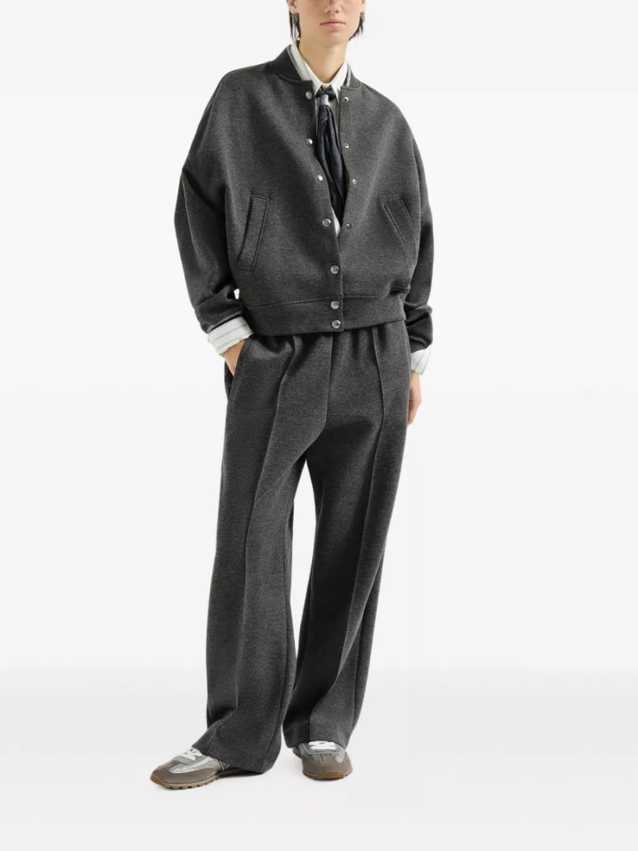 Brunello Cucinelli Pantaloni in cotone e cashmere, view 2