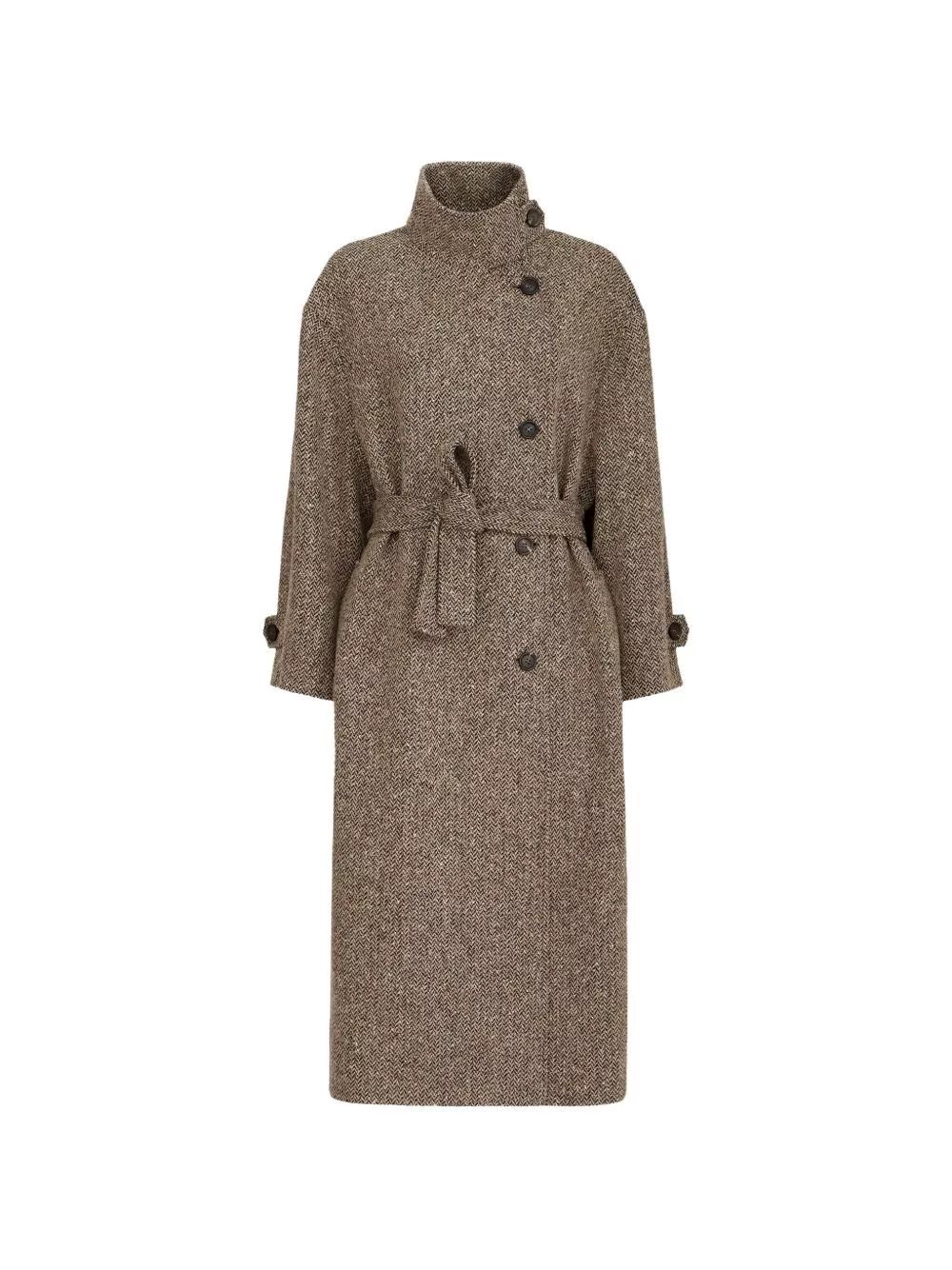 Brunello Cucinelli Cappotto lungo in lana
