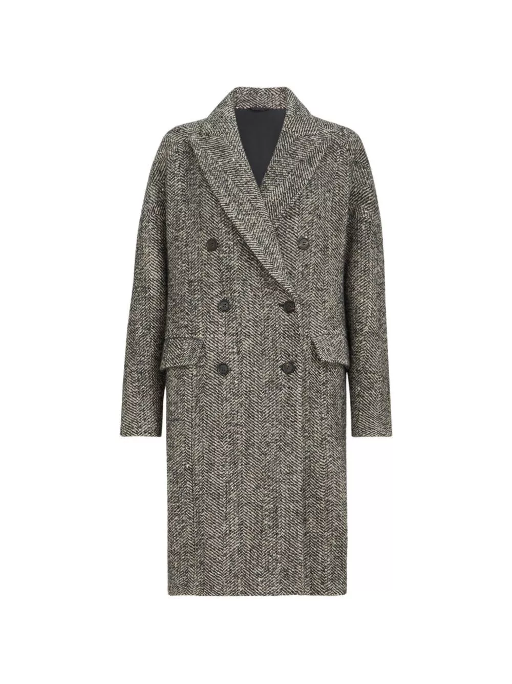 Brunello Cucinelli Cappotto in lana doppiopetto