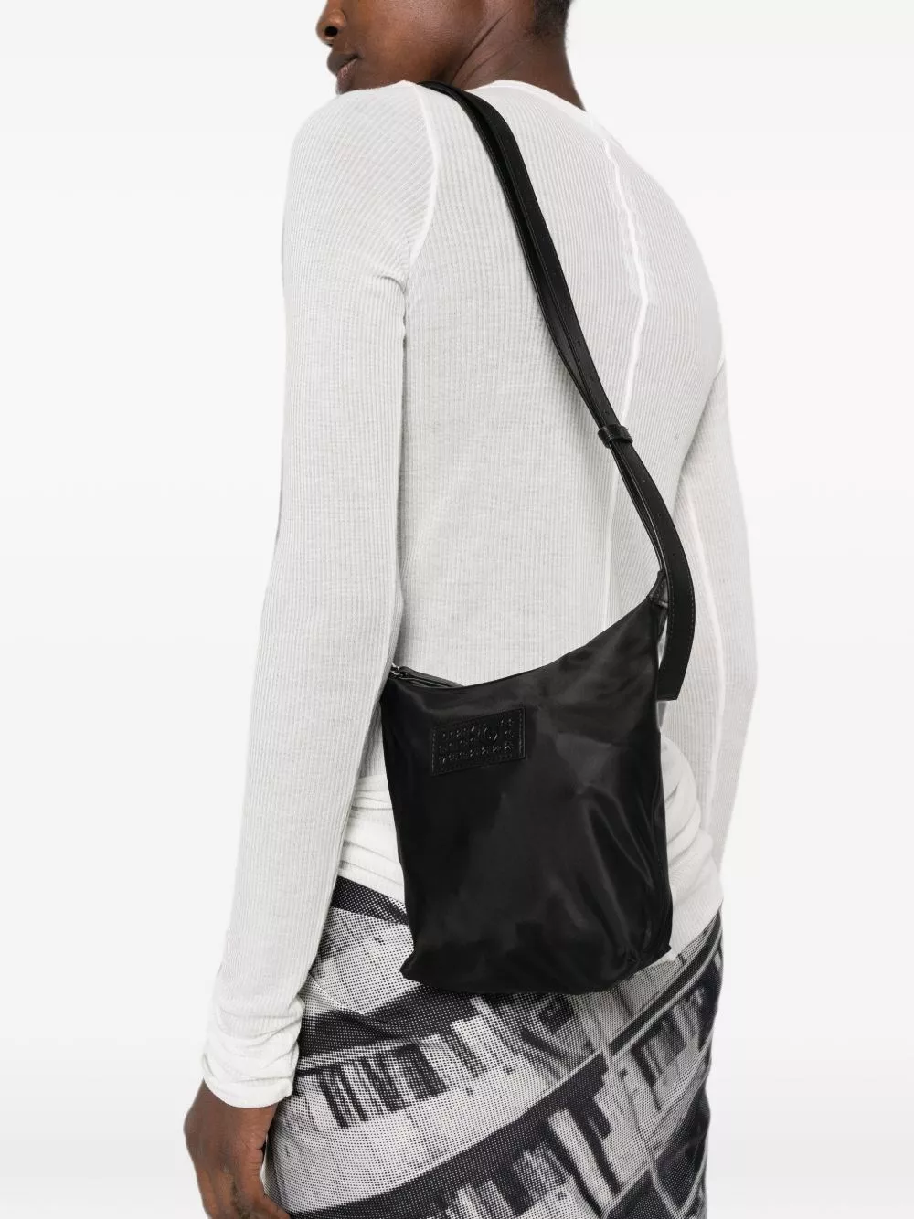 MM6 Maison Margiela Borsa a tracolla in nylon, view 2