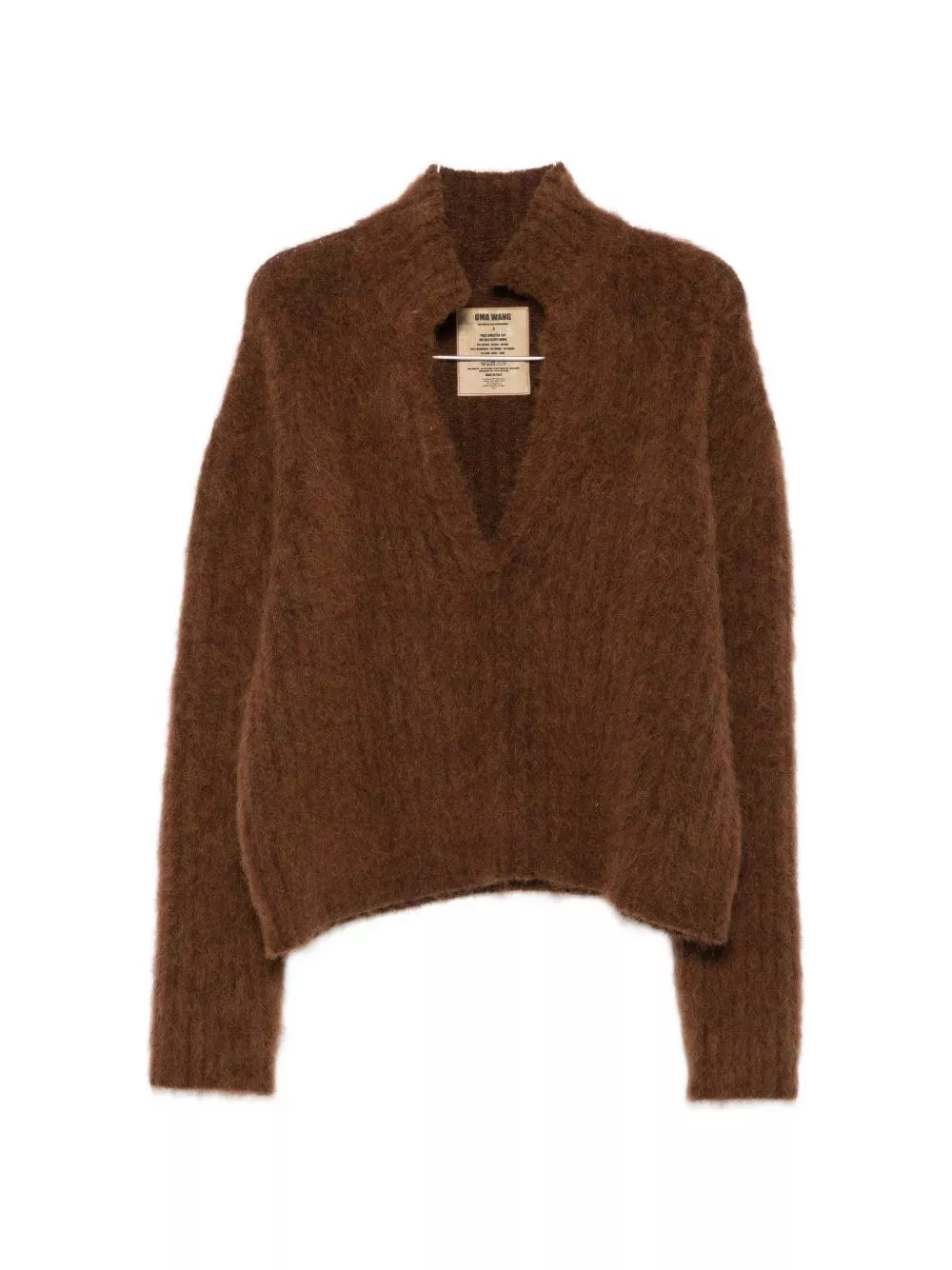Uma wang Maglione polo in misto lana