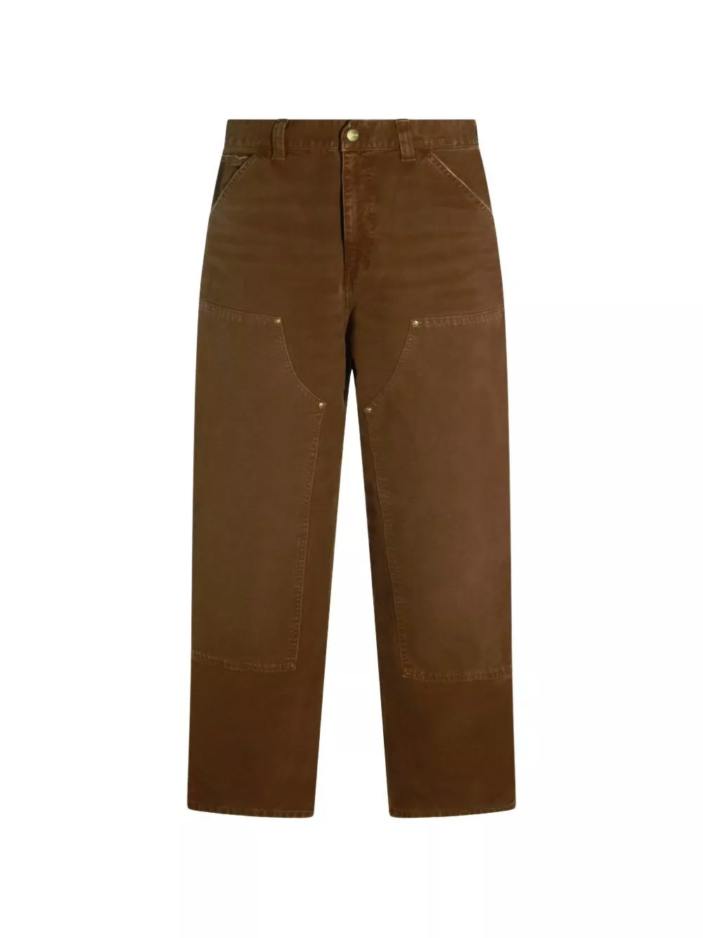Carhartt WIP Pantaloni in Cotone a Doppio Ginocchio