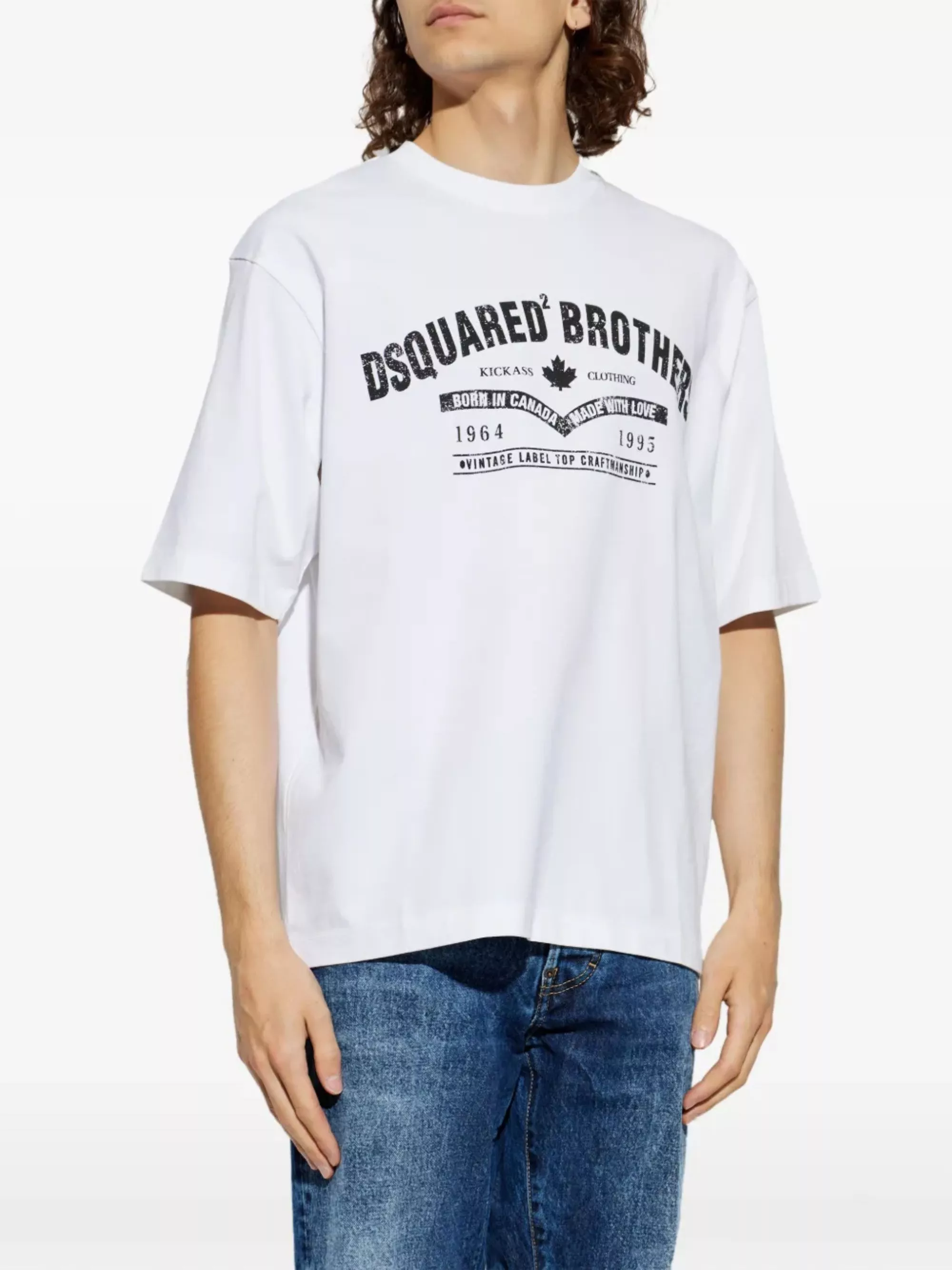 Dsquared2 T-shirt Stampata, view 2