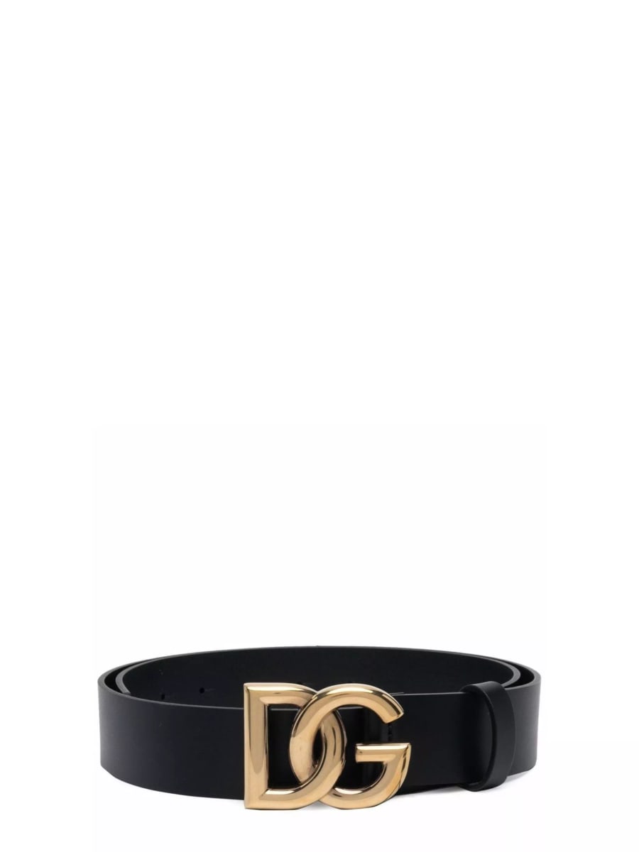 Dolce & Gabbana Cintura in pelle DG logo