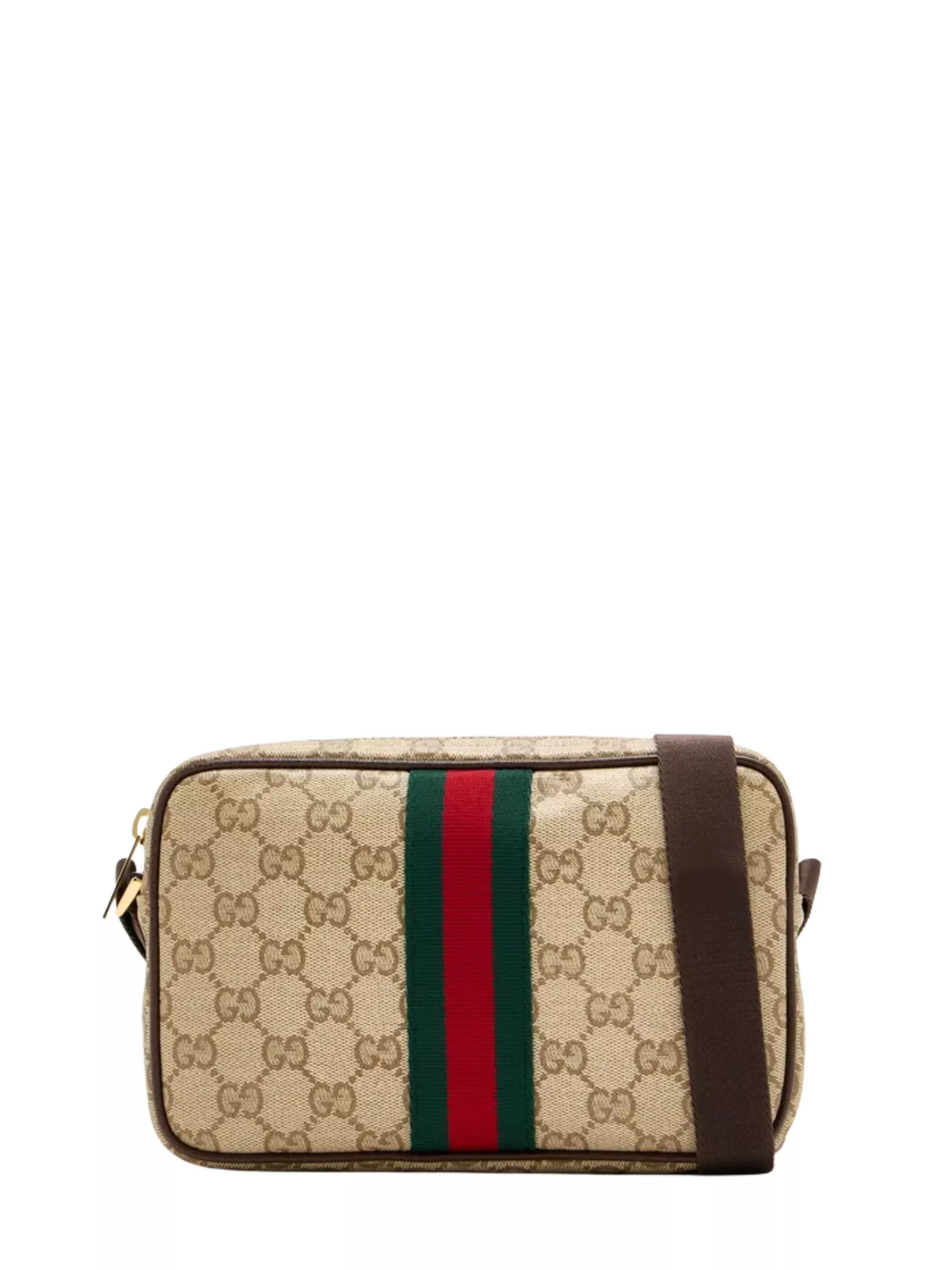 Gucci Borsa mini GG con dettaglio Web