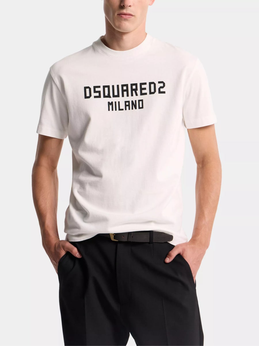 Dsquared2 logo T-shirt, view 3
